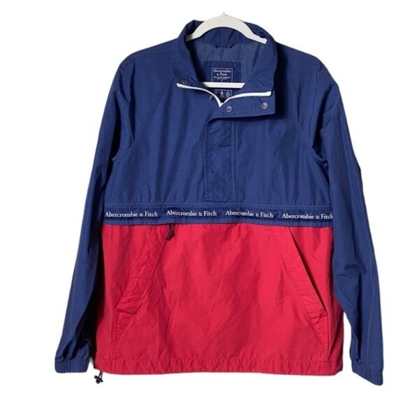 Vintage Y2Kk Abercrombie Fitch Anorak Windbreaker Jacket Small Streetwear Preppy - Picture 2 of 10